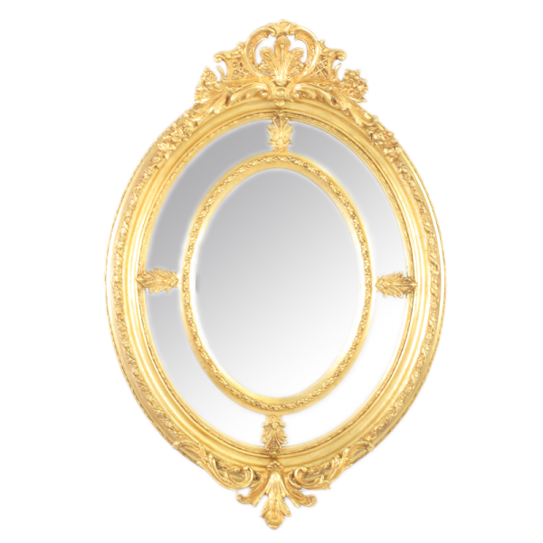 Barockspiegell Elisa-sophie gold Oval